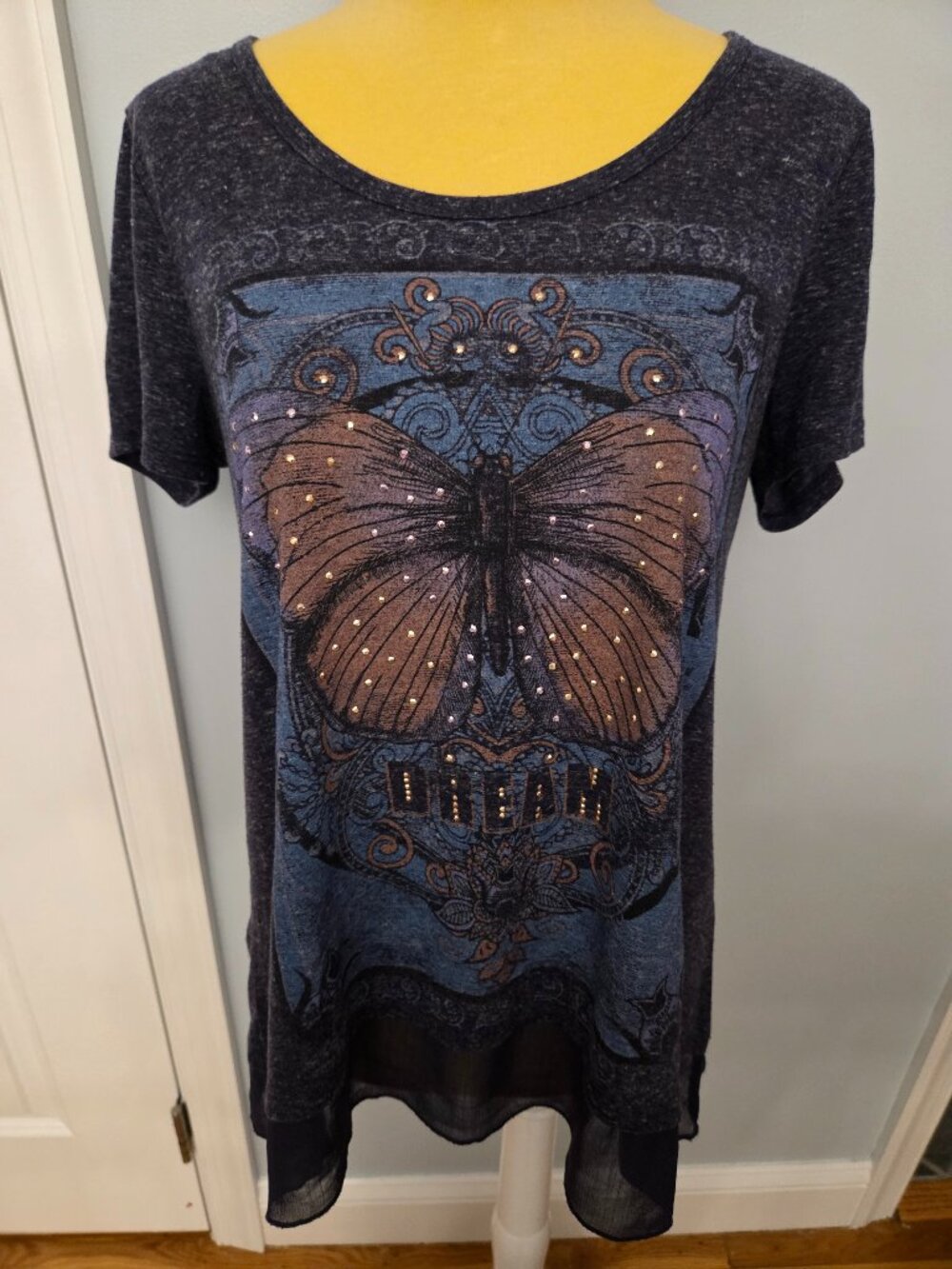 Style & Co "Dream" Butterfly T-Shirt